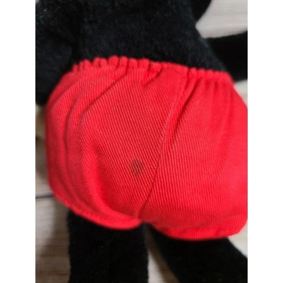 Vintage Applause Disney Plush Mickey Mouse Stuffed Animal 9" Blue Bow Tie - Picture 5 of 5